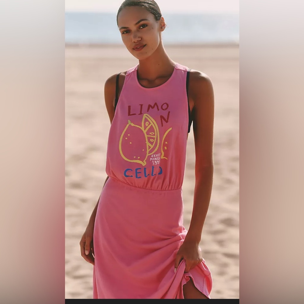 Jordan Nickson x Celandine Twist-Back T-Shirt Maxi Dress